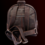 Men's Backpack in Vintage hunterLeather - Image 3